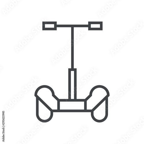 Line icon segway