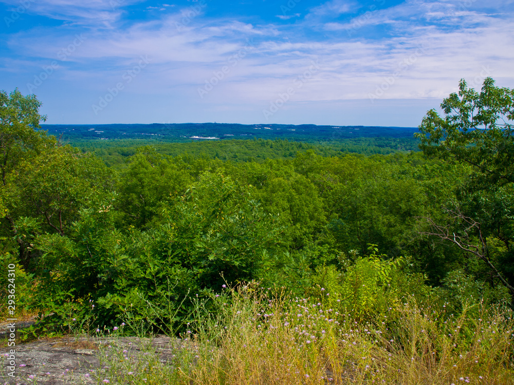 View from Mount Pisgah in Northborough, Massachusetts