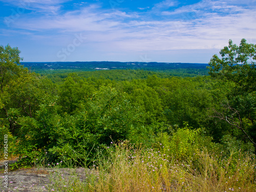 View from Mount Pisgah in Northborough  Massachusetts