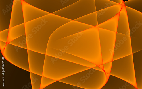 Red Border Yellow Vivid Map Vector