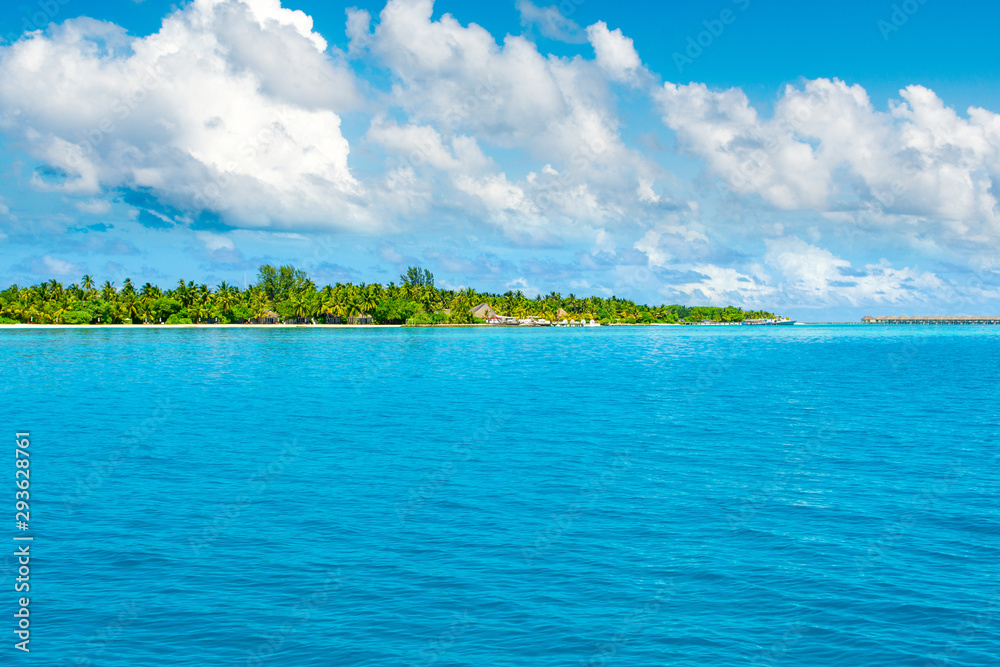 Beautiful landscape of the Indian ocean