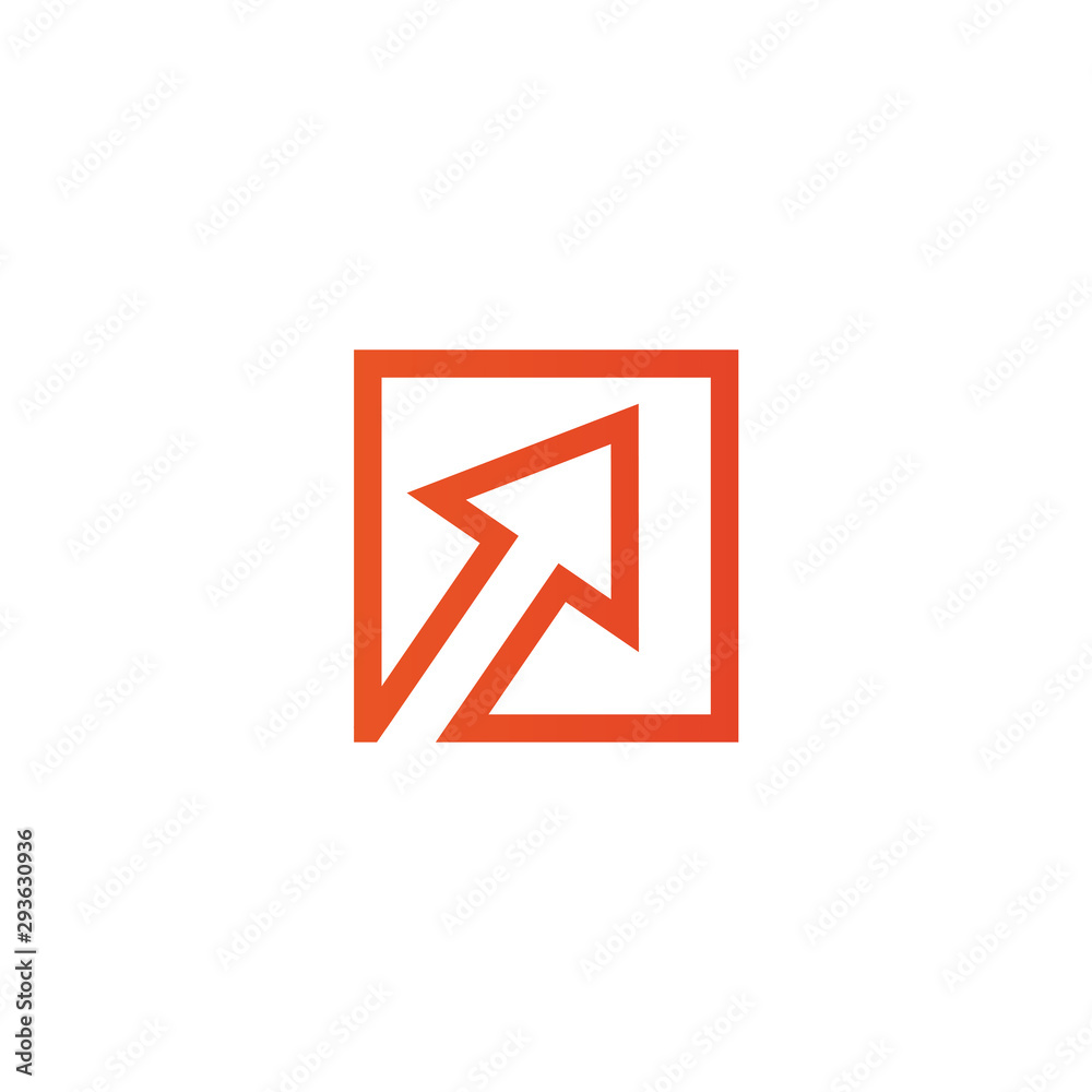 Arrow logo design vector illustration template Arrow logo design vector illustration template