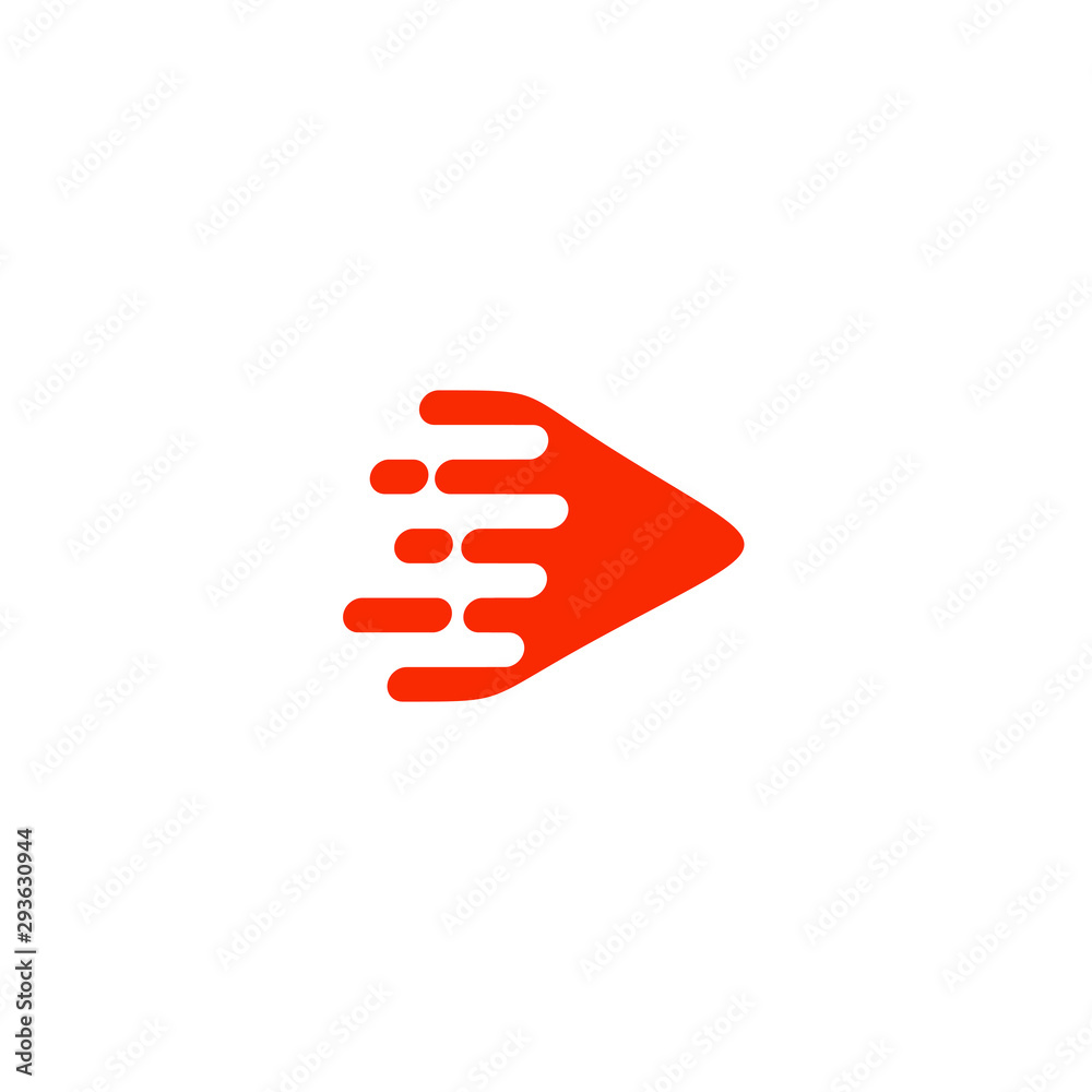 Arrow logo design vector illustration template