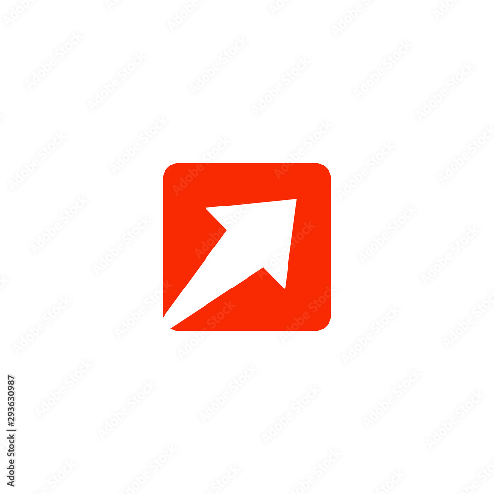 Arrow logo design vector illustration template Arrow logo design vector illustration template