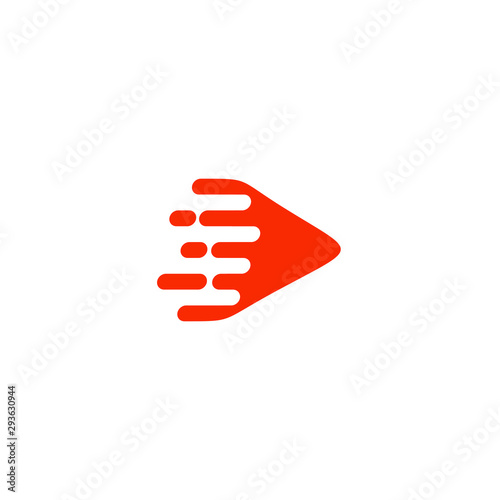 Arrow logo design vector illustration template