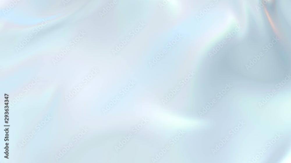 4k 3D animation of wavy surface forms ripples like in fluid surface and the folds like in tissue. White pearly silky fabric forms beautiful folds in the air in slow motion. Animated texture v23