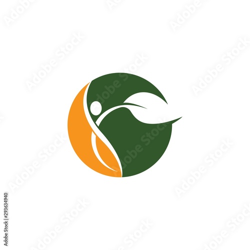 Wellnes logo template