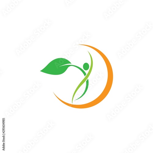 Wellnes logo template