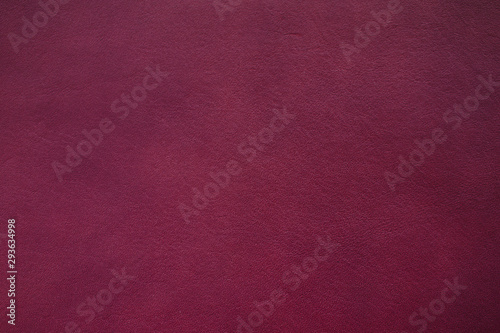 Real leather color Burgundy texture made from cow skin