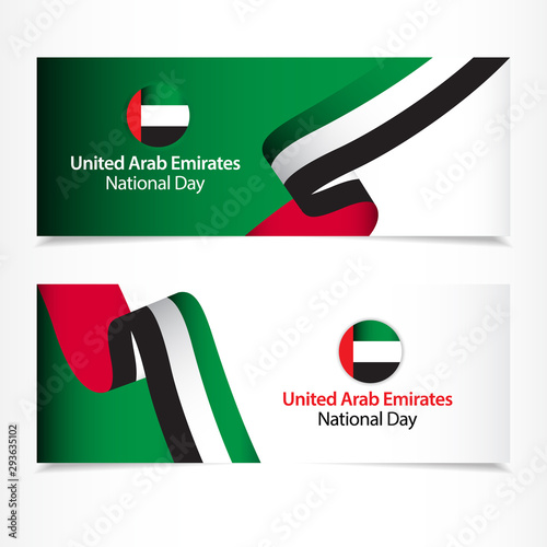 United Arab Emirates National Day Celebration Vector Template Design Illustration