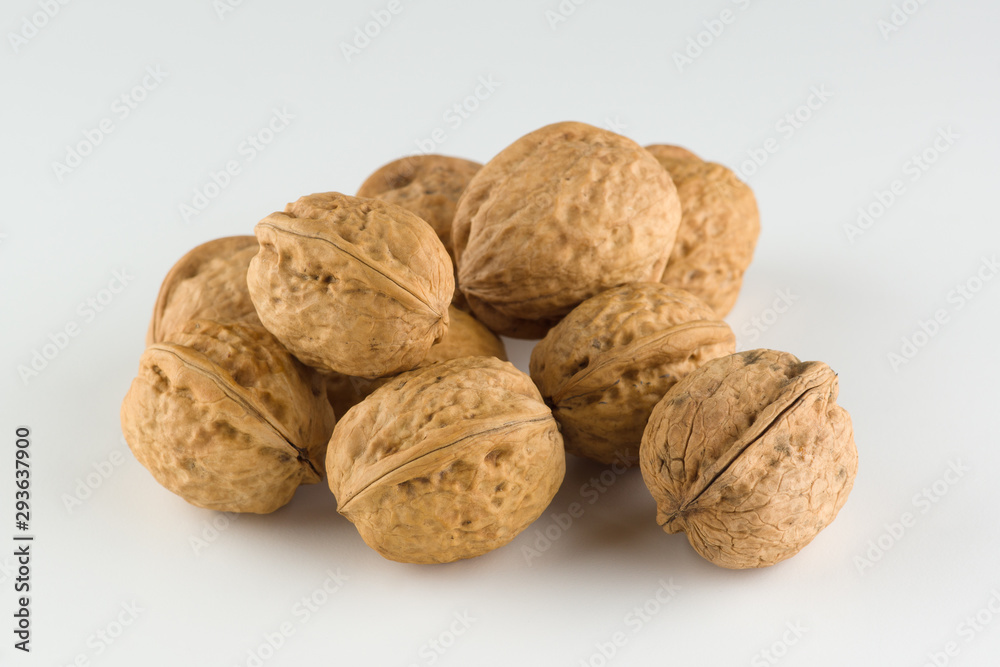walnut isolated on white background walnut isolated on white background