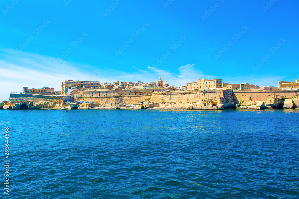 Landscape with old Fort Saint Elmo, Valletta, Malta Landscape with old Fort Saint Elmo, Valletta, Malta