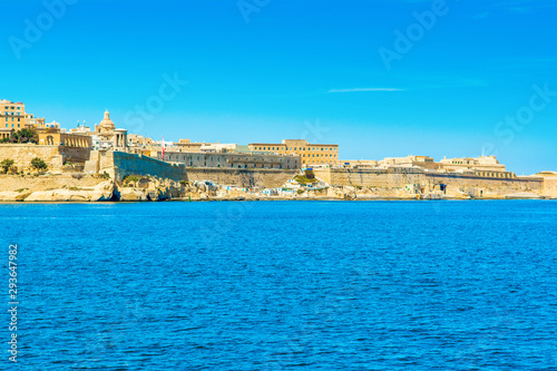 Landscape with old Fort Saint Elmo, Valletta, Malta