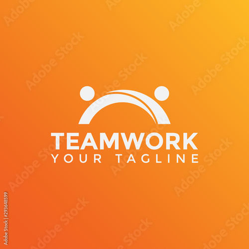 Teamwork Logo Design Template