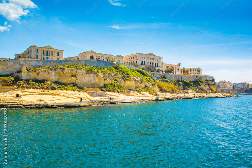 Beautiful landscape of the maltese mediterranean coast