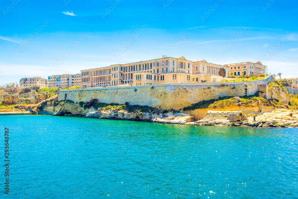 Beautiful landscape of the maltese mediterranean coast