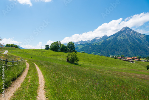 Landscape with Mount Niesen in Aeschi