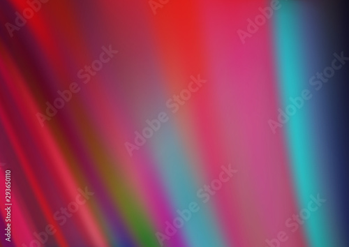 Light Blue, Red vector pattern with curved circles. A vague circumflex abstract illustration with gradient. Textured wave pattern for backgrounds.