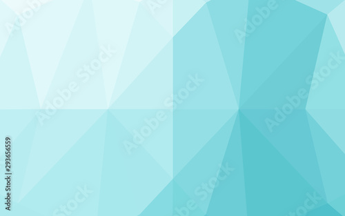 Light BLUE vector blurry hexagon template. Modern geometrical abstract illustration with gradient. The textured pattern can be used for background.