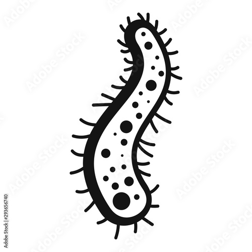 Amoeba icon. Simple illustration of amoeba vector icon for web design isolated on white background