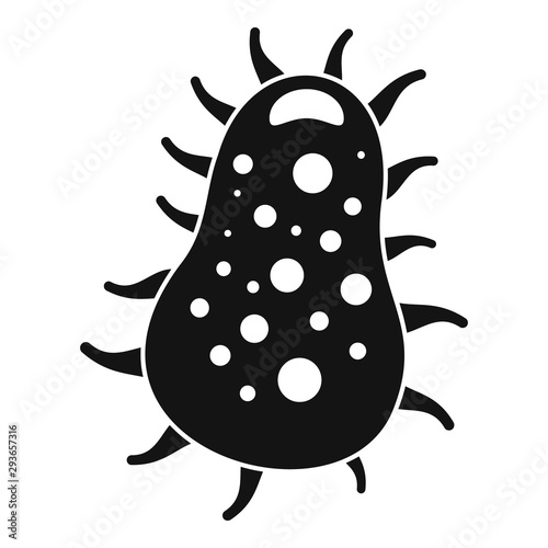 Pathogen bacteria icon. Simple illustration of pathogen bacteria vector icon for web design isolated on white background