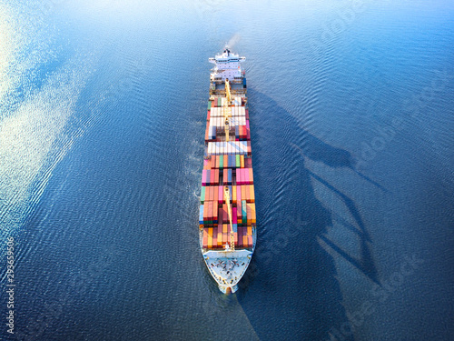 Large full loaded container...