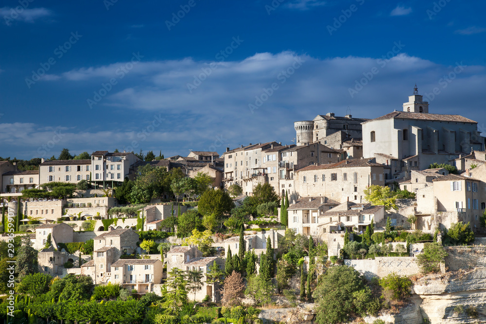 View at  Gordes, Vaucluse, Provence-Alpes-Cote d'Azur, France, Europe