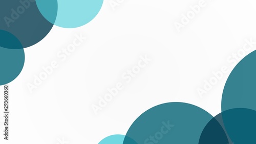 abstract curve simple circle blue color tone scheme background presentation template wallpaper business illustration