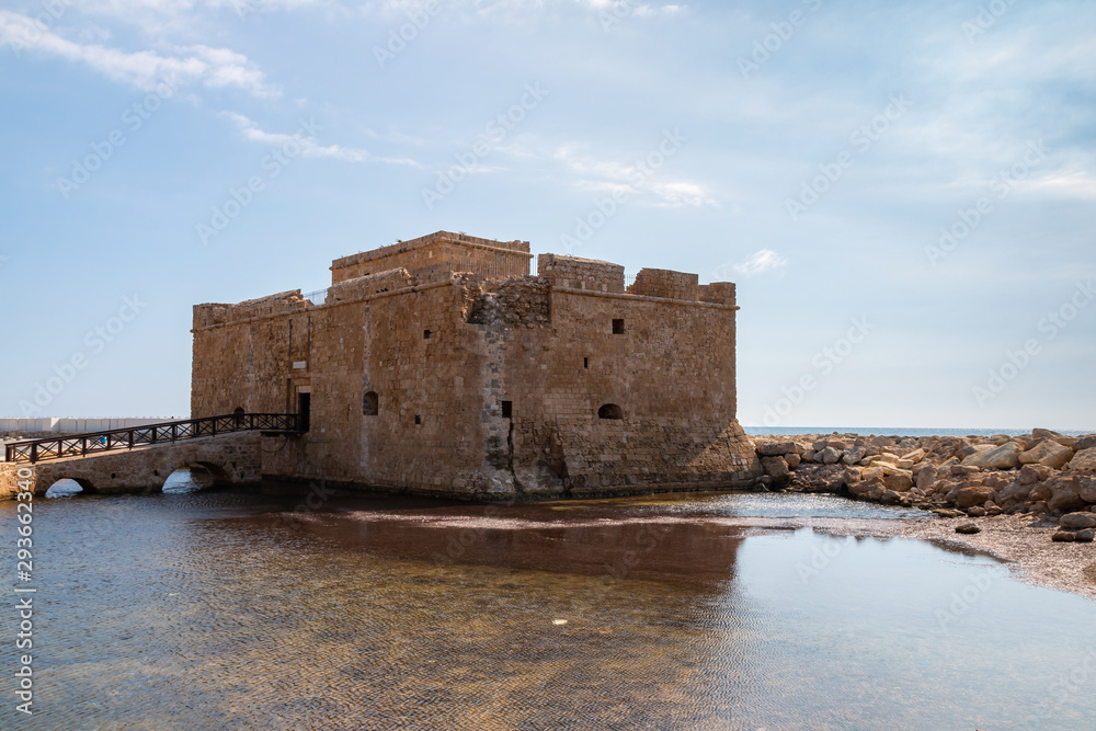 Paphos castle in Paphos harbour area