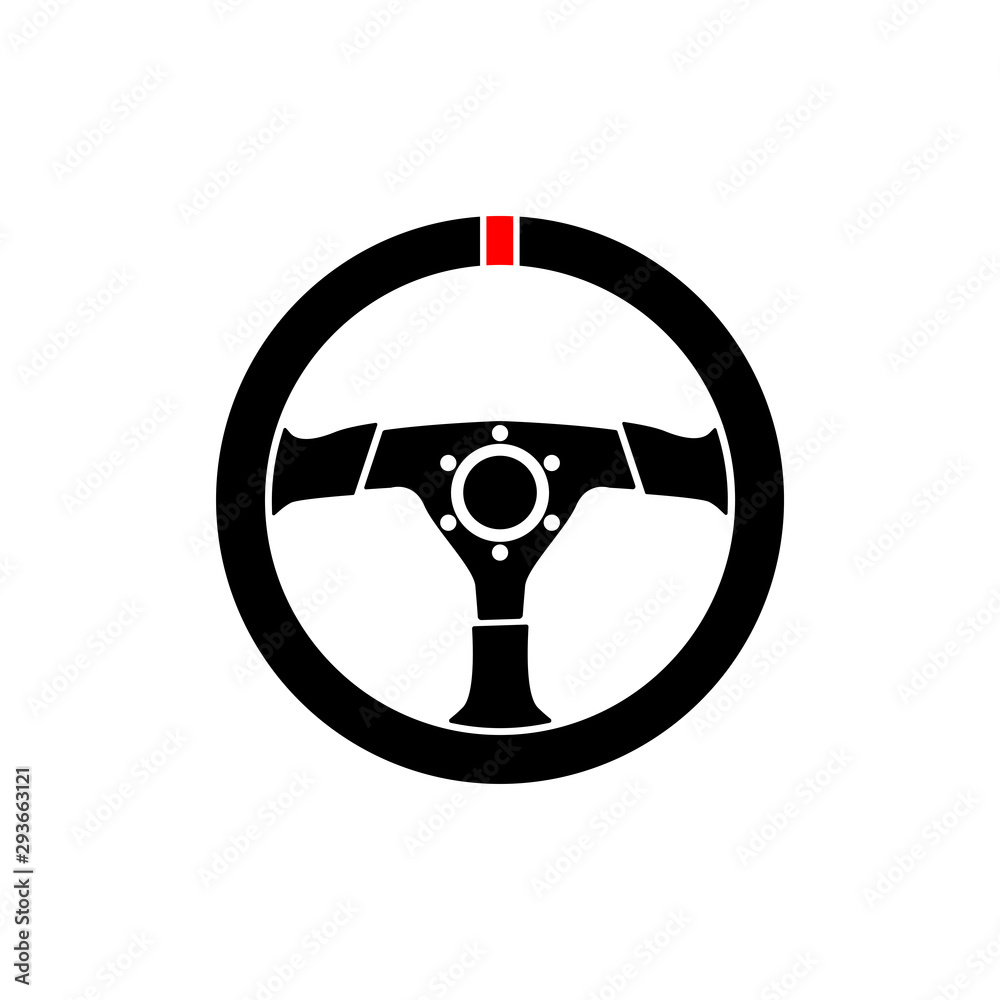steering wheel icon vector trendy flat design steering wheel icon vector trendy flat design