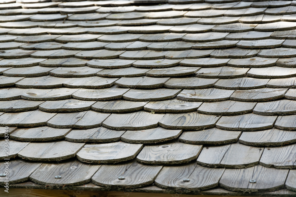 Architecture detail of wooden roofing cover, abstract pattern Architecture detail of wooden roofing cover, abstract pattern
