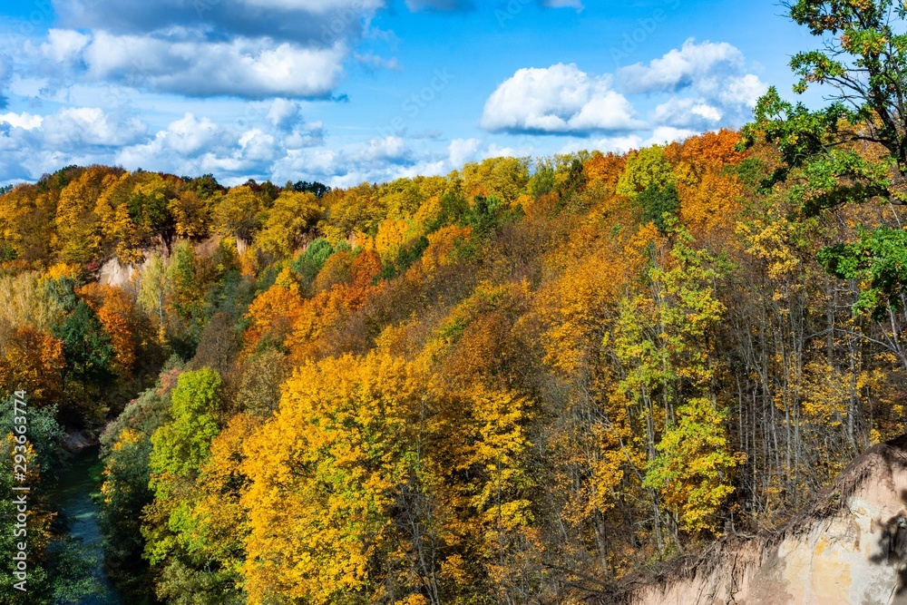Fototapeta premium autumn in the mountains