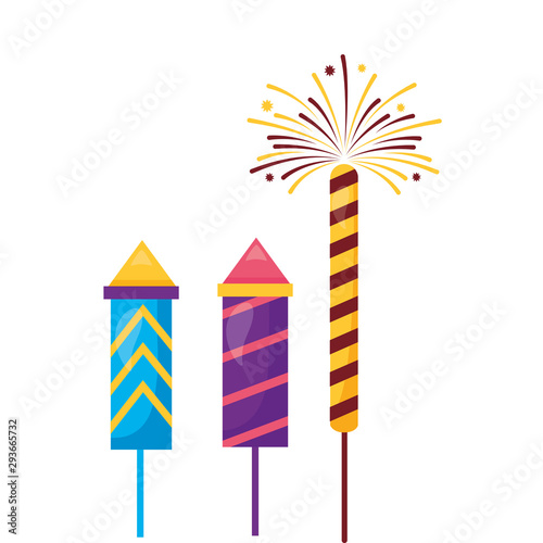firework festival colors icons