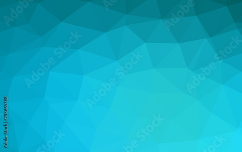 Light BLUE vector shining triangular template. Shining colored illustration in a Brand new style. Completely new template for your business design.