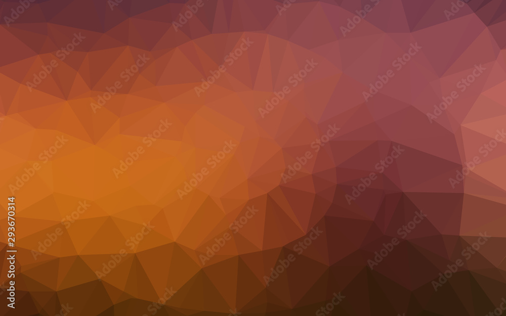 Dark Orange vector low poly texture. Geometric illustration in Origami style with gradient. Template for a cell phone background. Dark Orange vector low poly texture. Geometric illustration in Origami style with gradient. Template for a cell phone background.