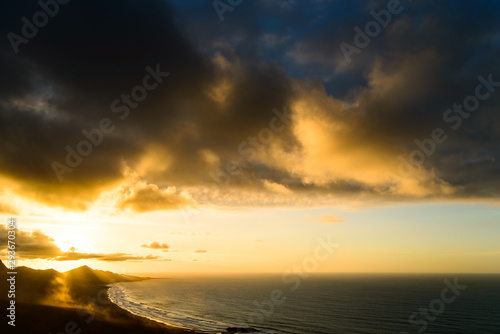 Sundown over the hills of Jandia in the south of Fuerteventura © Stephan Strange