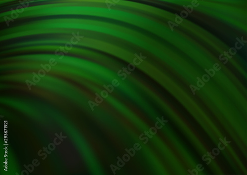 Light Green vector background with bent lines. A completely new color illustration in marble style. A completely new marble design for your business.