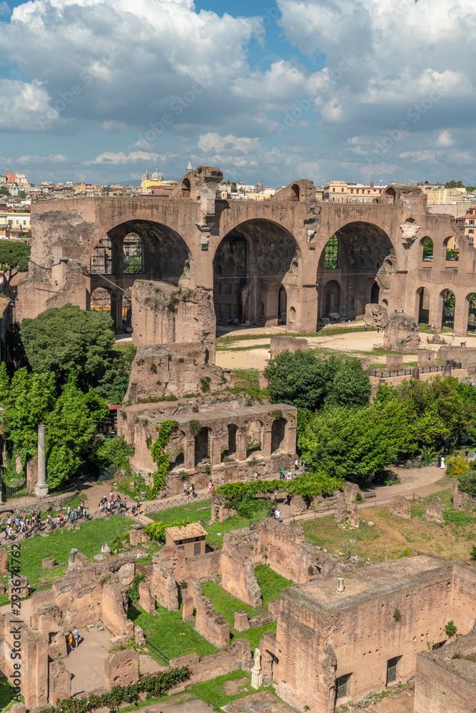 Old ruins in Rome