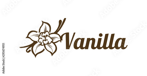 Vector design template logo and emblem vanilla
