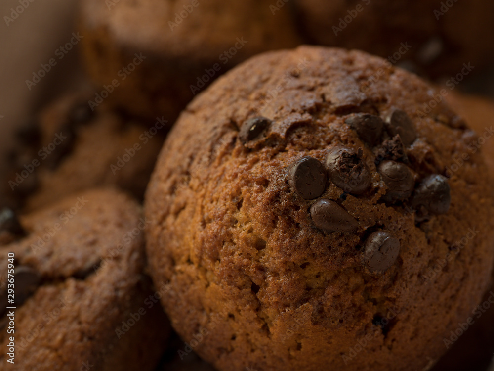 Fototapeta premium chocolate home made cookies
