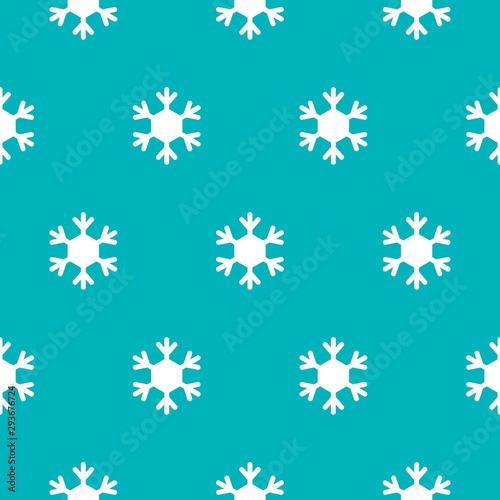 abstract seamless pattern made of snowflakes on blue. Christmas background for design of posters  postcards  invitation for the new year.