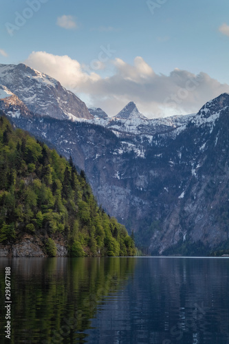 View of the amazing Konigsee lake in Berchtesgaden  Germany