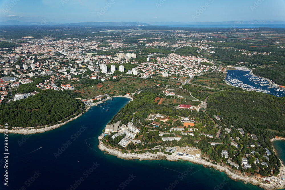 Pula town in Istra, Croatia