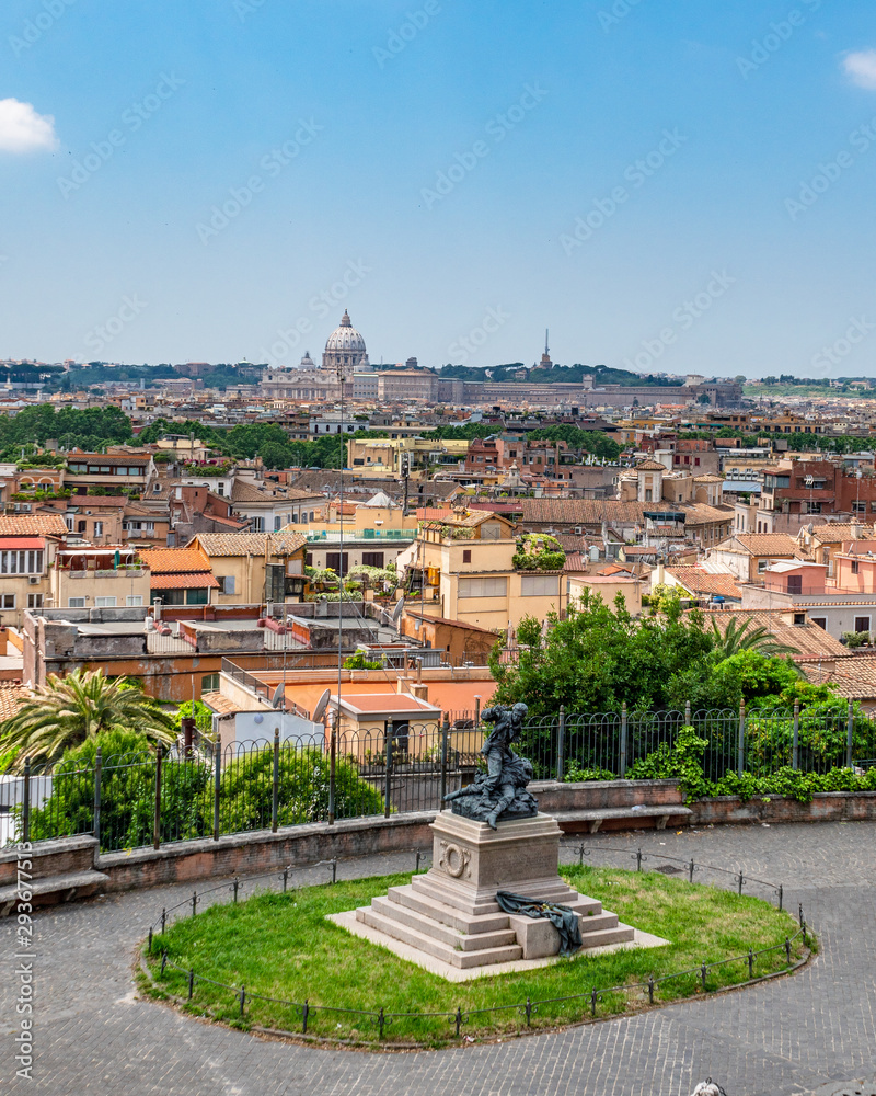 Naklejka premium Rome from the Rooftops