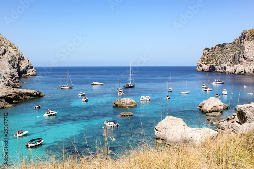 Beautiful Bay on the island of Mallorca.