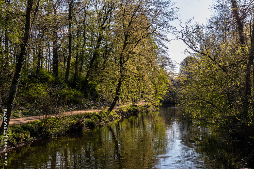 River walk around the Botanical gardens of Munster Palace River walk around the Botanical gardens of Munster Palace