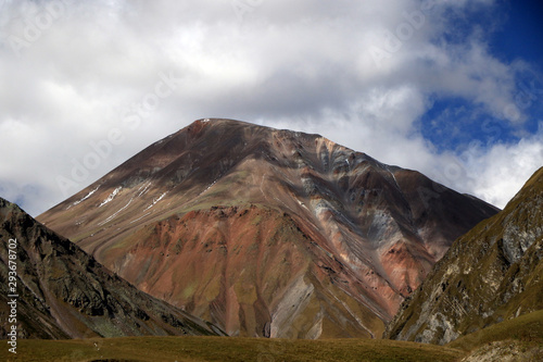 Caucasus Mountains, View from Georgian Military Road, Georgia 