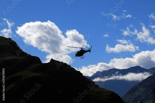 Helicopter trip, Greater Caucasus, Kazbegi, Georgia