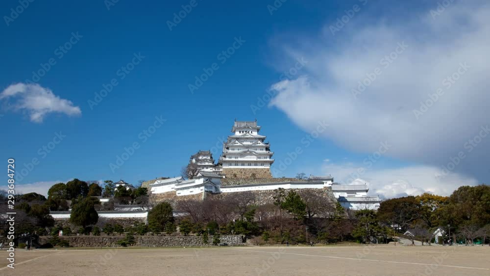 Himeji Castle Historical Landmark Japan Timelapse Himeji Castle Historical Landmark Japan Timelapse