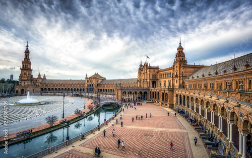 The Plaza de Espana in Sevilla photo